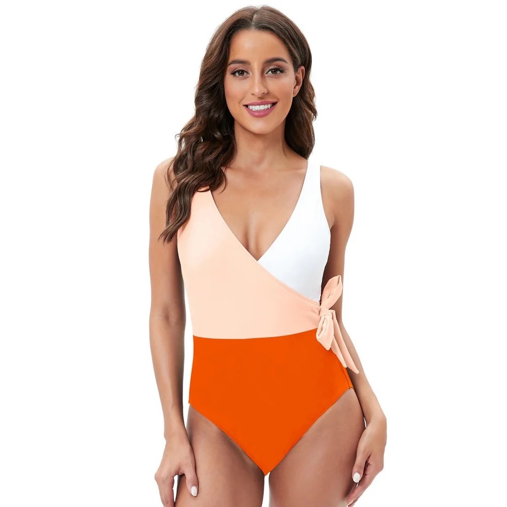 Color block swimsuit